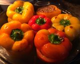 Sütőben sült töltött paprika recept fázis 3 fotója