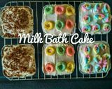 Foto langkah ke 12 dari resep Milk Bath Cake alias Kue Mandi 3 Macam Susu (Tres Leches Cake).