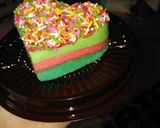 Foto langkah ke 12 dari resep Bolu kukus pelangi.