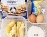Foto langkah ke 2 dari resep Prol Tape Keju Panggang (Teflon).