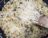 Foto del paso 9 de la receta: Risotto de jamón y champiñones improvisado