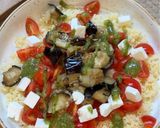 Foto del paso 3 de la receta Cuscús con berenjena, queso feta y pesto
