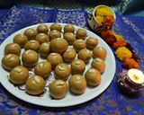 मिनी बेसन लाडू (mini besan laddu recipe in marathi) रेसिपी स्टेप 5 फोटो
