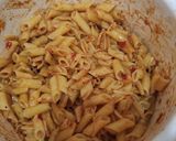 A picture of step 4 of Shashlik Penne Pasta.