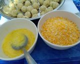 Foto langkah ke 7 dari resep Bola nasi abon keju.