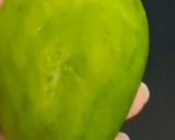 A picture of step 1 of Kachi Kairi (Raw Mango) Meetha achaar.