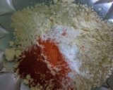 A picture of step 1 of Cabbage pakori.