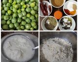 A picture of step 7 of Spicy Mutter Pakoda kaddhi.