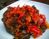 Foto langkah ke 5 dari resep Dendeng kering balado.