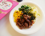 兒童版「小熊韓式牛肉拌飯」營養滿滿好美味。的食譜步驟5照片