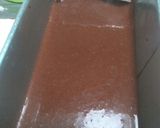 Foto langkah ke 6 dari resep Brownies Kukus Lapis Coklat,1 Telur super moist.