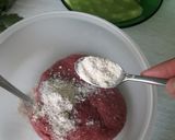 Foto del paso 2 de la receta: Tortitas de carne y avena, con guarnición de nopales sin baba