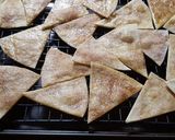 A picture of step 5 of Fruit Salsa With Cinnamon Tortilla Chips.