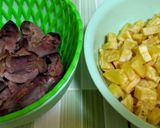 Foto langkah ke 1 dari resep Ampela Kentang Saus Lada Hitam.
