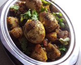 முட்டை உருளை கிழங்கு வறுவல் (Muttai urulaikilanku varuval recipe in tamil) ரெசிபி ஸ்டேப் 3 புகைப்படம்