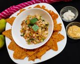 A picture of step 2 of 🍐Pear salsa with Nachos.