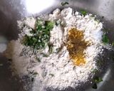 A picture of step 2 of Lilva Stuff Aloo Dhokli.