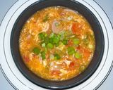 Foto langkah ke 6 dari resep Sup Tomat Telur Topping Sosis Wortel.