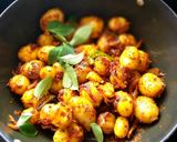 A picture of step 8 of Baby Potato Korma.