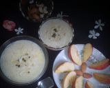A picture of step 5 of Kesaria sabudana kheer.