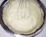 A picture of step 3 of Amaranth (Rajgira) cake with apricots & orange zest.