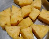 तंदूरी अनानास(tandooi ananas recipe in hindi) रेसिपी चरण 1 फोटो