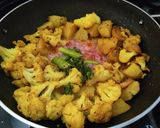 A picture of step 2 of Lunch box (Jeera rice,ajwain paratha, pili dal, gobhi aloo sabzi.