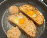 A picture of step 3 of Egg in the hole.