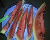 A picture of step 1 of Water Melon Shake.