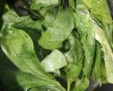 A picture of step 2 of Spinach and Cucumber Savory Pancake.