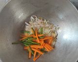 A picture of step 2 of Chicken noodles.