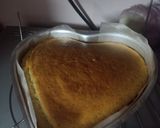 A picture of step 6 of Valentine cake.