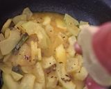 कच्चा पपीता बेसन करी रेसिपी चरण 4 फोटो