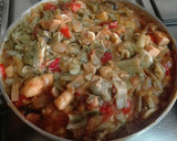 Foto del paso 2 de la receta: Wok de verdura, pencas y pisto
