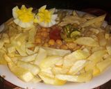 صورة لخطوة 4 من وصفة سلاطة البطاطا المقلية 🥔🥚🍅