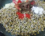 A picture of step 5 of Moong Sprout Salad.