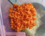 Foto langkah ke 4 dari resep Ayam Gandum Gulung Sayur.