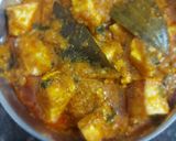 A picture of step 8 of Paneer Butter Masala.