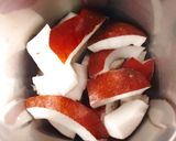 A picture of step 1 of Mango Coconut Delight.