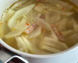 Hình bước làm 2 của món Canh Bầu Nấu Thịt Lợn Muối