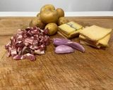 Une image de l'étape 1 de Des pommes de terre lardons et raclette.