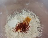 A picture of step 1 of Besan chutney.