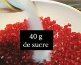 Une image de l'étape 4 de Recette italienne panna cotta à la grenade.