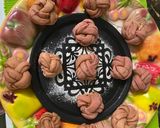 A picture of step 11 of Beetroot cinnenamon rolls.