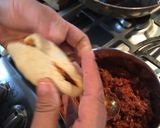 A picture of step 4 of Gorditas with Pressed Pork Cracklings.