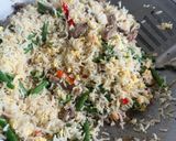 Gambar langkah 4 resipi Nasi Goreng Daging Cili Padi.
