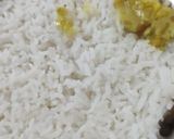 A picture of step 1 of Lemon, coconut, imli, curd Rice.