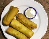 Spring rolls and a garlic dip recipe step 8 photo