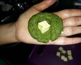 A picture of step 3 of Palak cheese balls.