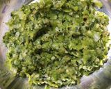 A picture of step 7 of Green chilli techa.